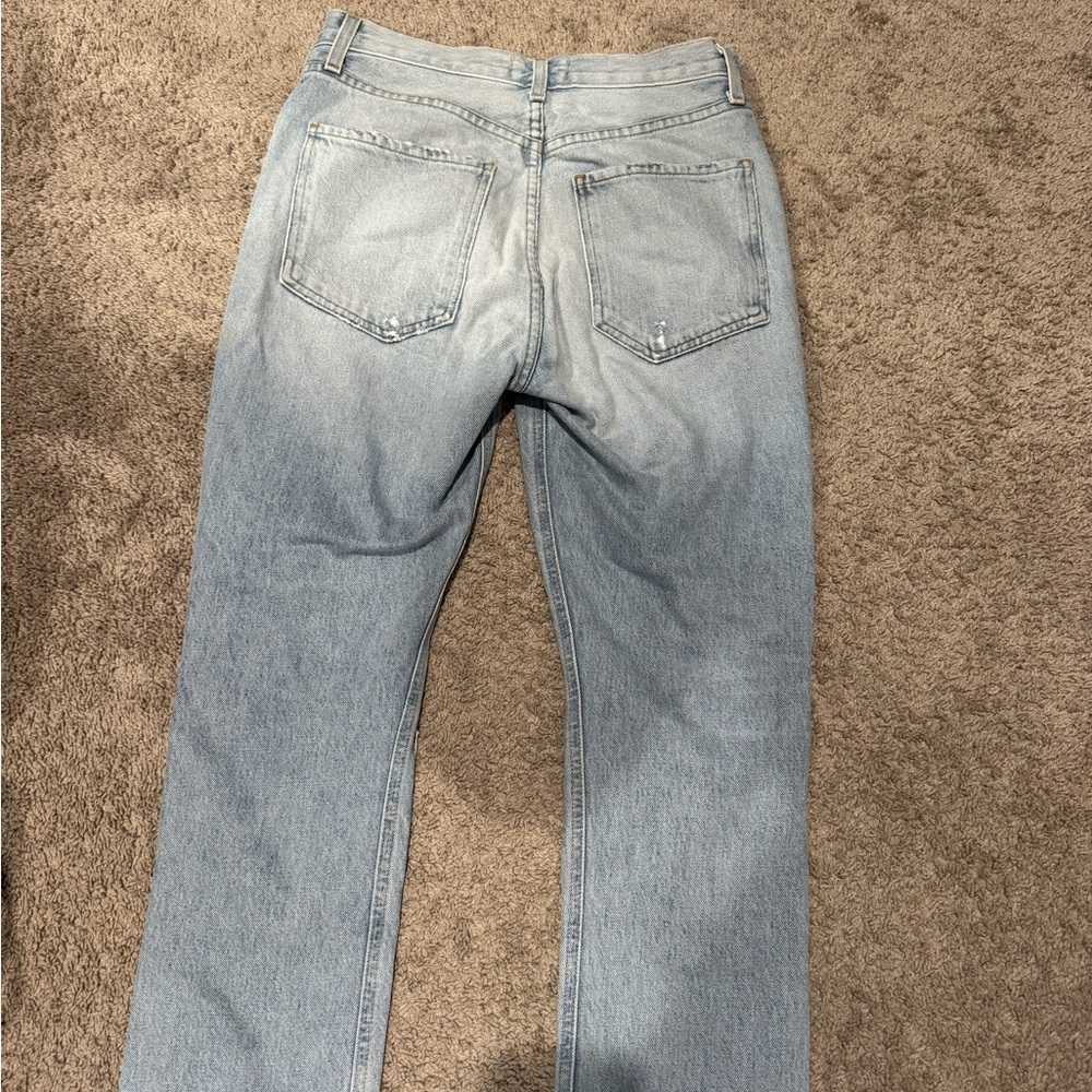 Agolde Riley Low Rise Denim Jeans - Picture 4 of 7